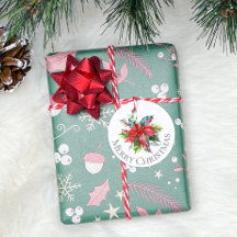 Aquarellgrün zu Weihnachten