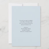 Aquarellgrüne Familienbilderwohnung Feiertagskarte (Rückseite)