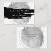 Aquarellgrunge Brushed Visitenkarte (Vorne/Hinten)