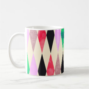 Aquarellgrunge feiert Party nahtlos Kaffeetasse