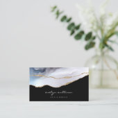 Aquarellhaar und Make-up Visitenkarte (Stehend Vorderseite)