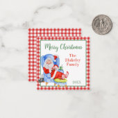 Aquarellhaltung Weihnachtsfeiertag Einladung (Vorderseite/Rückseite Beispiel)