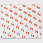 Aquarellhandschuhe Geschenkpapier (Flach)