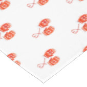 Aquarellhandschuhe Tischdecke (Schrägansicht)