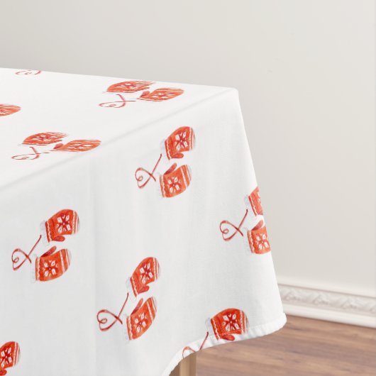 Aquarellhandschuhe Tischdecke (Beispiel)