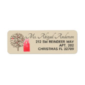 Aquarellhaus & Folksy Tree Tan oder Farbe wählen (Vorne)