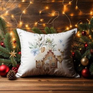 Aquarellhaus, Polar Bear & Reindee Kissen