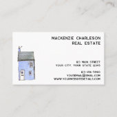 Aquarellhaus Visitenkarte (Vorderseite)