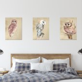 Aquarellhaus Vowl Bird Wildlife Woodland Bauernhof Bilderwand Sets (Schlafzimmer)