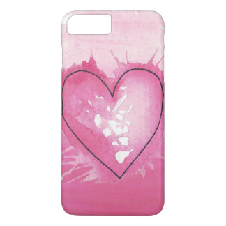 Aquarellherz in rosa Telefongehäuse Case-Mate iPhone Hülle