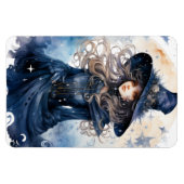 Aquarellhexe [2] magnet (Horizontal)