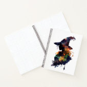 Aquarellhexe Notizblock (Innenseite)