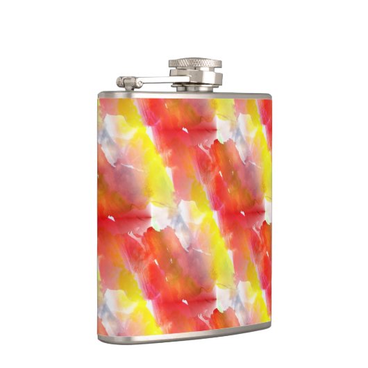 Aquarellhintergrund Flachmann (Rechts)