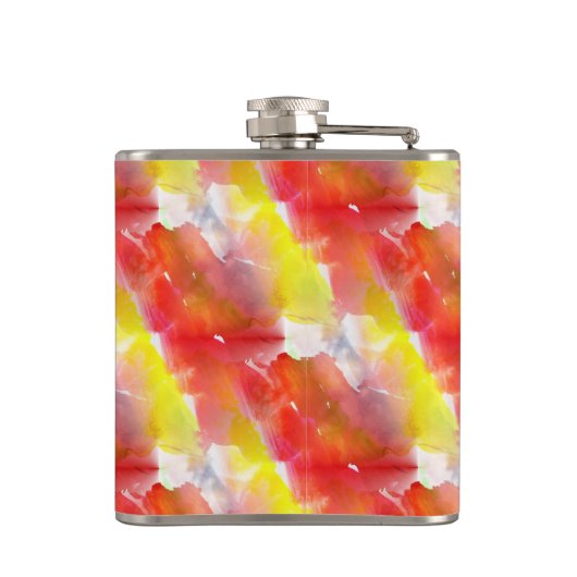 Aquarellhintergrund Flachmann (Rückseite)