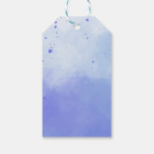 Aquarellhintergrund geschenkanhänger (Rückseite)