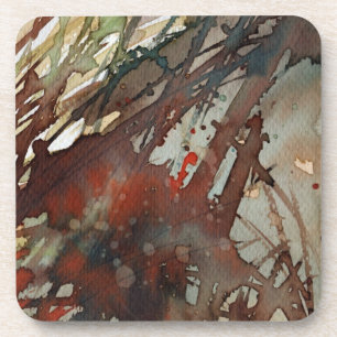 Aquarellhintergrund Getränkeuntersetzer