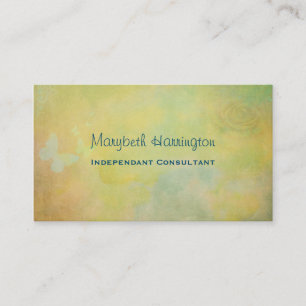 Aquarellhintergrund im Vintage-Stil Visitenkarte