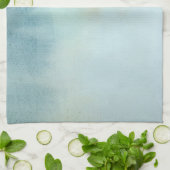 Aquarellhintergrund in Pastellblauem und gelb Geschirrtuch (Gefaltet)
