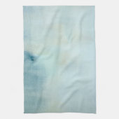 Aquarellhintergrund in Pastellblauem und gelb Geschirrtuch (Vertikal)