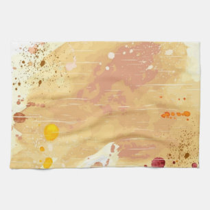 Aquarellhintergrund Küchentuch