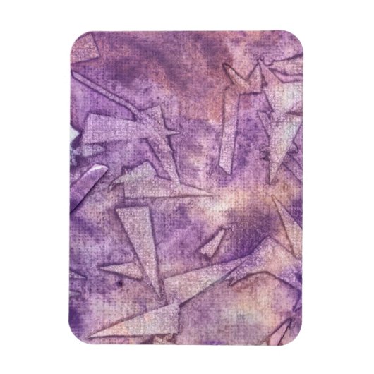 Aquarellhintergrund Magnet (Vertikal)