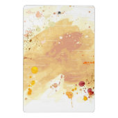 Aquarellhintergrund Mini Klemmbrett (Rückseite)