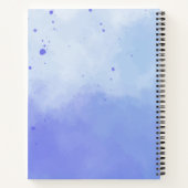 Aquarellhintergrund notizblock (Rückseite)