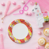 Aquarellhintergrund Pappteller (Party)