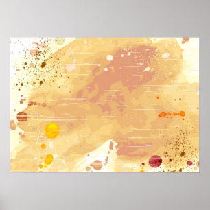 Aquarellhintergrund Poster