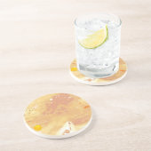 Aquarellhintergrund Sandstein Untersetzer (Seite)