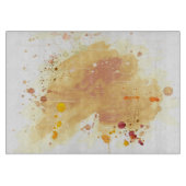 Aquarellhintergrund Schneidebrett (Vorderseite)