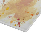 Aquarellhintergrund Schneidebrett (Ecke)
