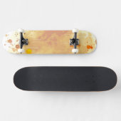 Aquarellhintergrund Skateboard (Horizontal)