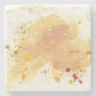 Aquarellhintergrund Steinuntersetzer
