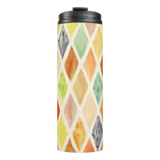 Aquarellhintergrund Thermosbecher (Vorderseite)