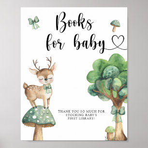Aquarellhirsch - Bücher für Baby Poster