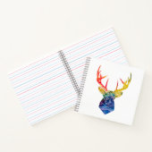 Aquarellhirsch notizblock (Innenseite)