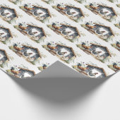 Aquarellhühner Geschenkpapier (Ecke)