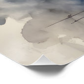 Aquarellhühner Nr. 1 Poster (Ecke)