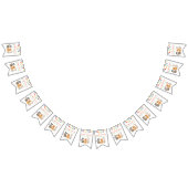 Aquarellhund Erster Geburtstag Wimpelkette (Alle)