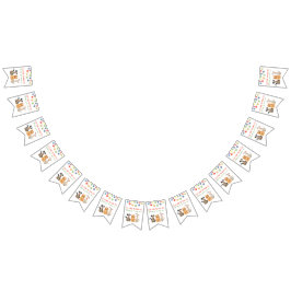 Aquarellhund Erster Geburtstag Wimpelkette