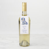 Aquarellhunde Flaschenanhänger (Auf Flasche)