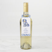 Aquarellhunde Flaschenanhänger (Auf Flasche)