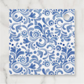 Aquarellhunde Geschenkanhänger (Rückseite)