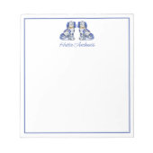 Aquarellhunde Notizblock (Vorderseite)