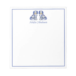 Aquarellhunde Notizblock