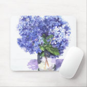 AquarellHydrangea Mousepad (Mit Mouse)