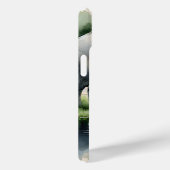 Aquarellillustration von Mama und Baby Elephant Case-Mate iPhone Hülle (Rückseite / Rechts)