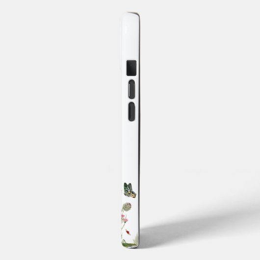 Aquarellinsekten Frühlingsgarten Case-Mate iPhone Hülle (Rückseite / Links)