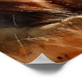 Aquarellion auf der Savannah Poster (Ecke)